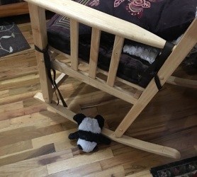 panda and rocking chair