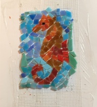 seahorse drying