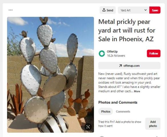 metal cactus