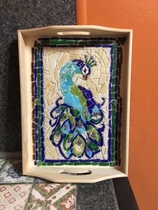 first peacock tray