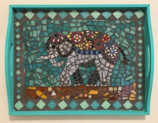 elephant mosaic